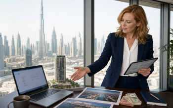 világpiaci ingatlanbefektetési lehetőségek – elemző Dubai panoráma és makett